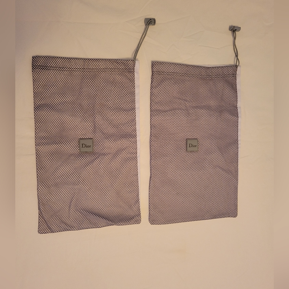 DIOR
Authentic Dior Dust Bags – Set of 2 Shoe/Accessory Pouches 14x9